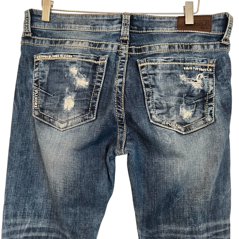 BKE Distressed Cropped Jeans - Picture 4 of 8